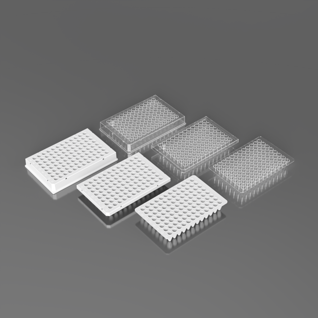 PolyWell™ 96-Well Non-Skirted PCR Plates, 0.1 mL (Case of 25) | Avam