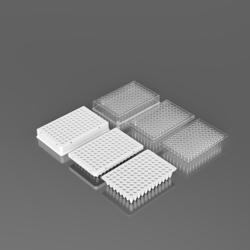 PolyWell™ 96-Well Non-Skirted PCR Plates, 0.2 mL (Case of 25) | Avam